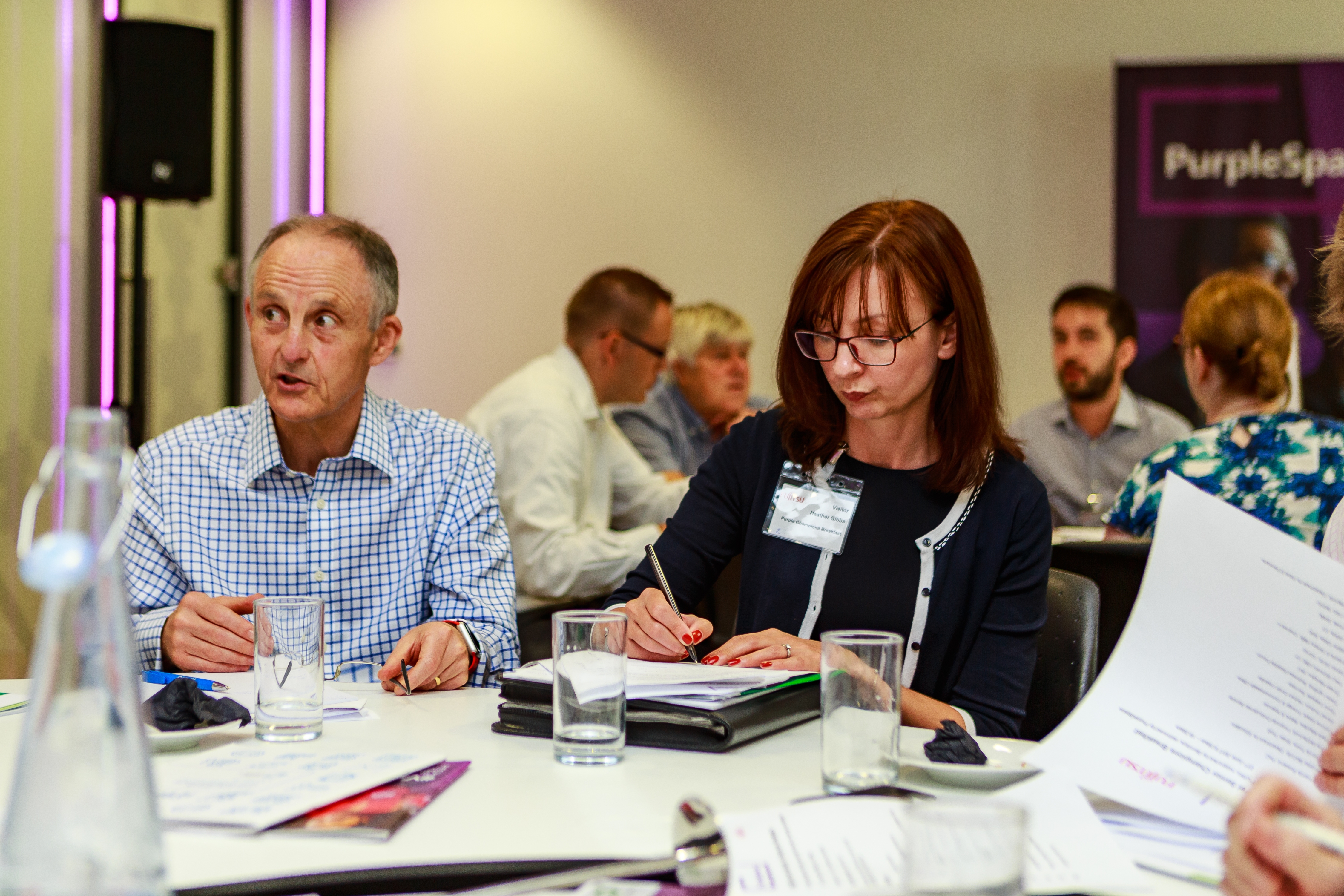 Disability champions at PurpleSpace event