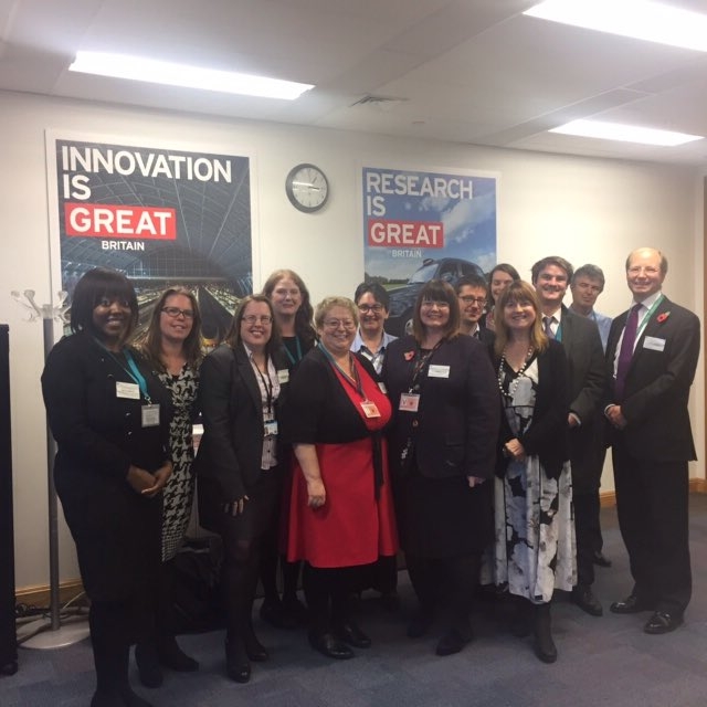 Equal Approach Bursary Holders pictured with Philip Rutnam and  Dawn Milman-Hurst