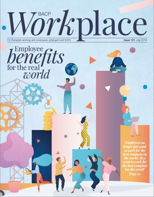 Cover of July BACP Workplace Journal