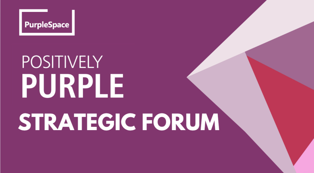 Positively Purple Strategic Forum banner