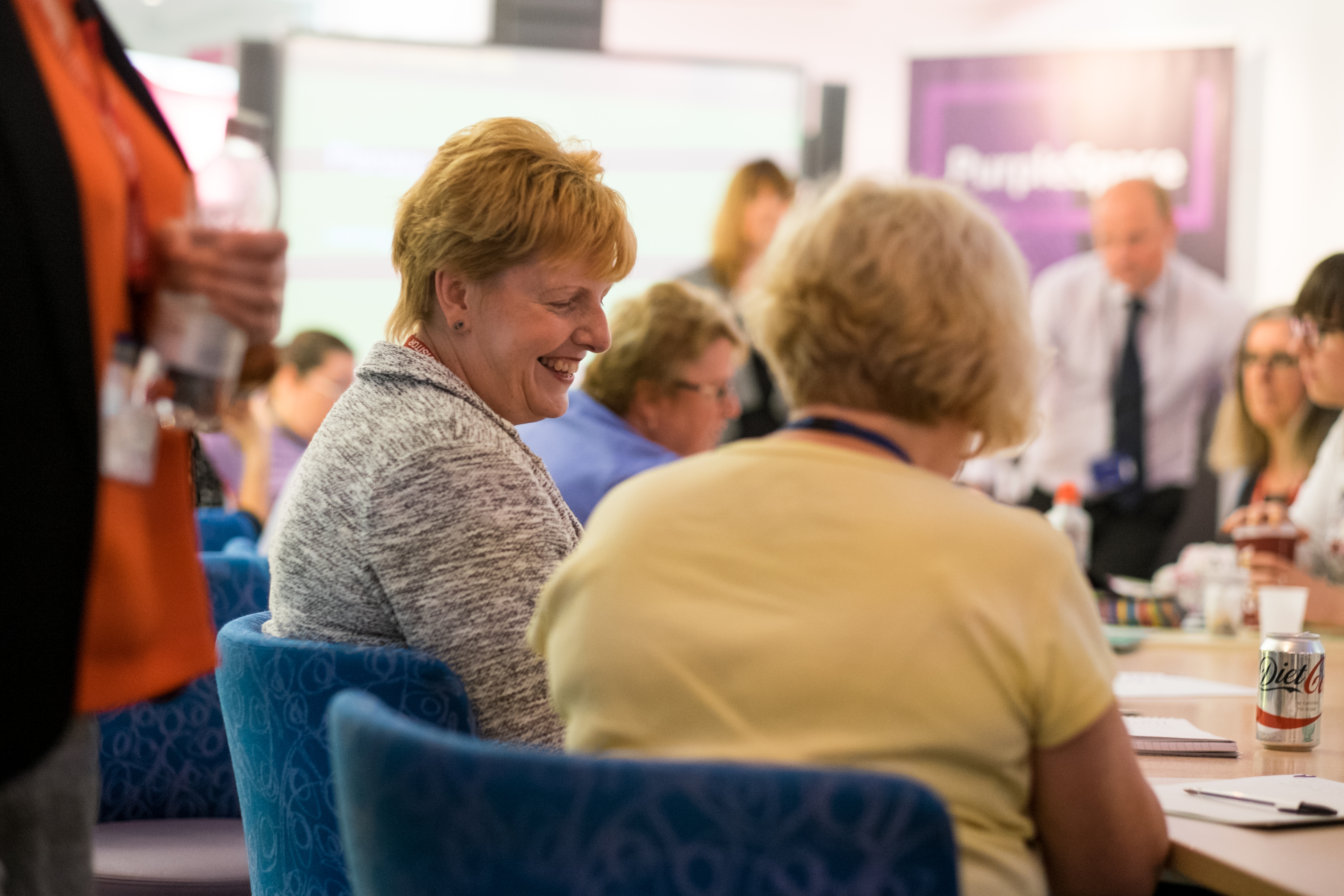 PurpleSpace members at event